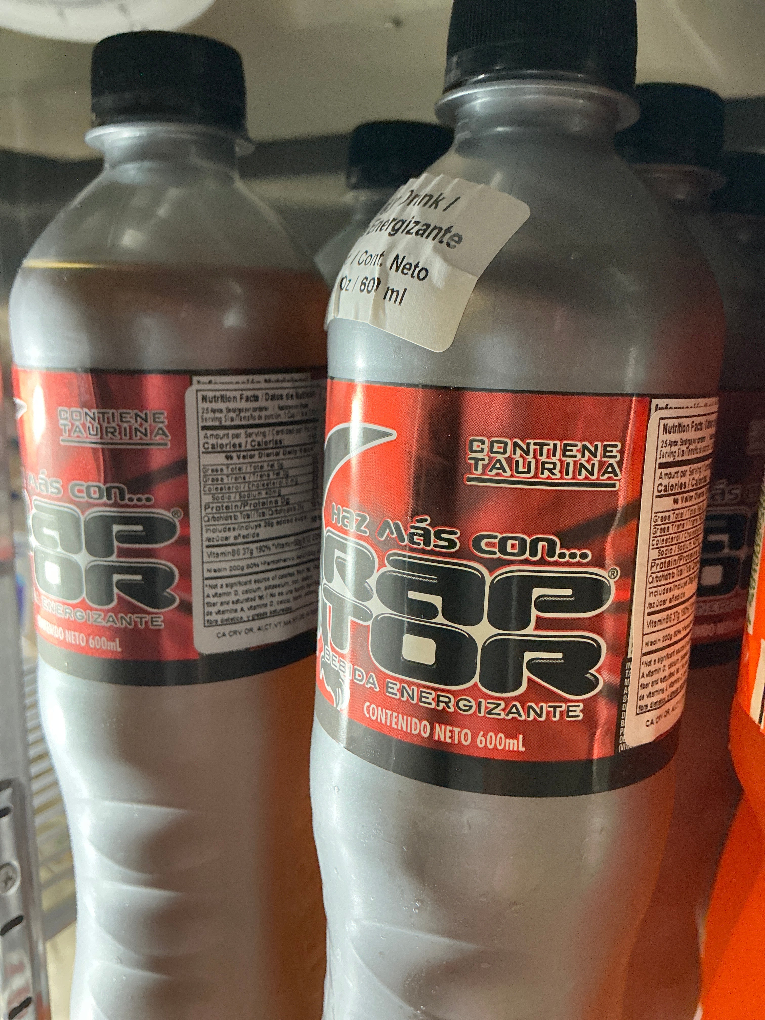 Bebida energética Raptor 600 ml