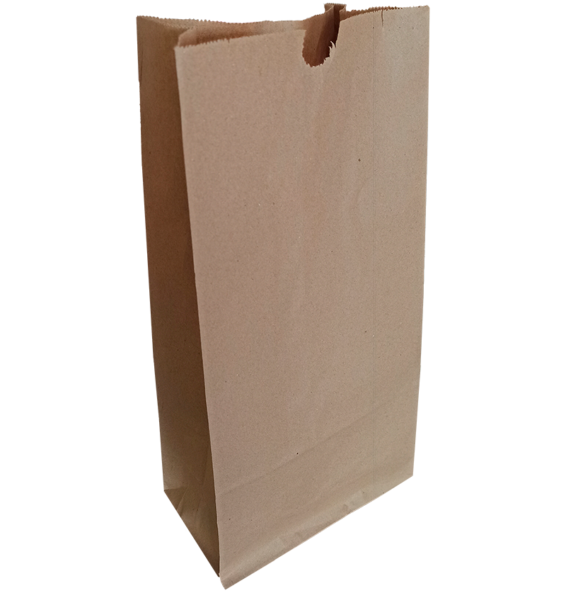 Bolsa De Papel Café #12 PLÁSTICO (#12 BOLSAS DE PAPEL MARRÓN SOS) 500 unidades