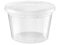 Contenedor 16Oz Combo PLÁSTICO (DELI CONTAINERS INYECCIÓN 16 OZ. COMBO HD) 240 unidades