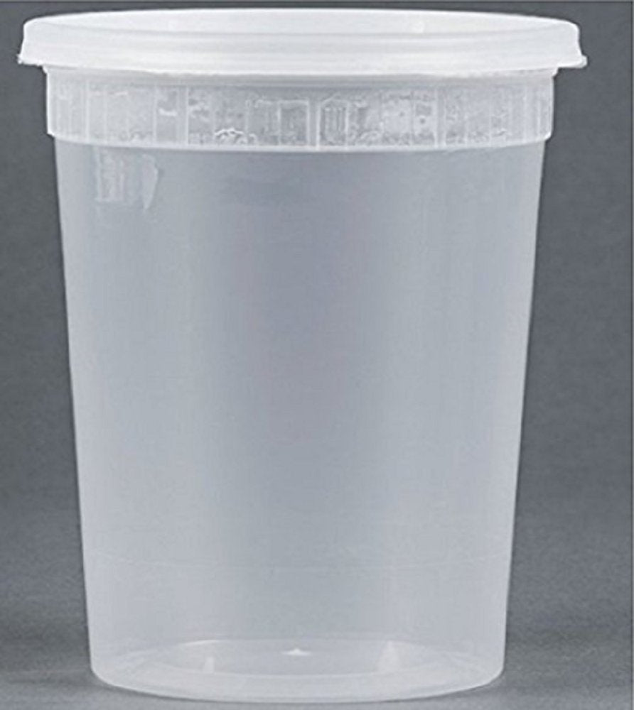 Contenedor 32Oz Combo PLÁSTICO (DELI CONTAINERS INYECCIÓN 32 OZ. COMBO HD) 250 unidades