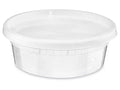 Contenedor 8Oz Combo PLÁSTICO (DELI CONTAINER CLEAR 8 OZ) 500 unidades