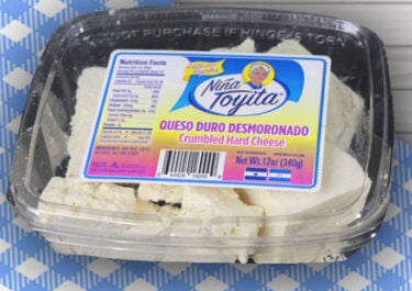 Queso Duro Desmoronado para Frijoles 12oz Nina Toyita