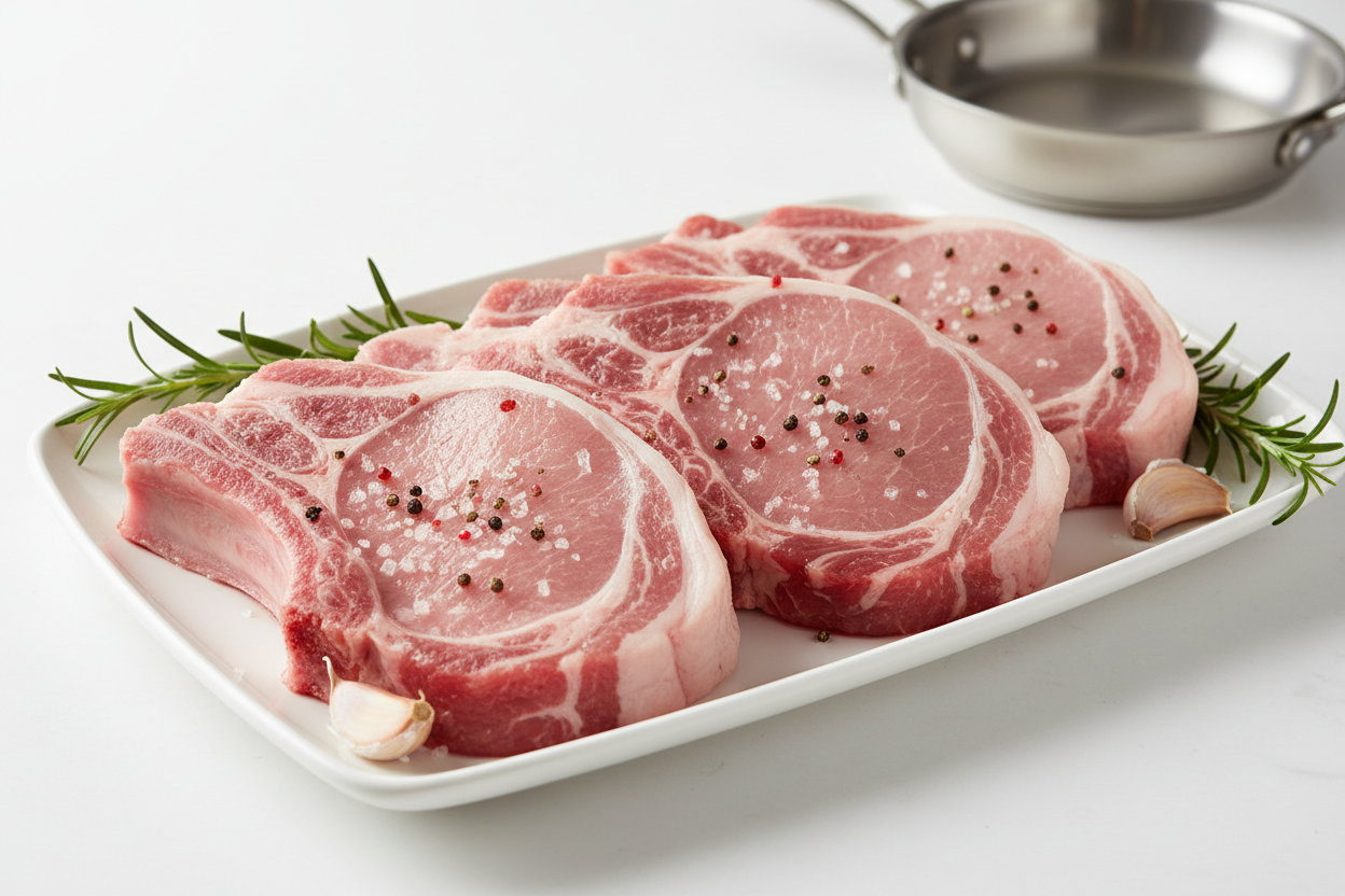 Chuletas de puerco para freír