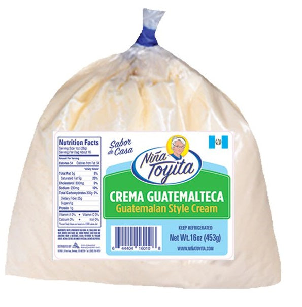 Crema Guatemalteca 16oz Nina Toyita