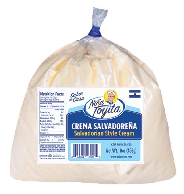 Crema Salvadoreña 16oz Nina Toyita
