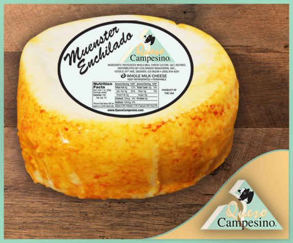 Queso Muenster Enchilado 5 lbs. Barra