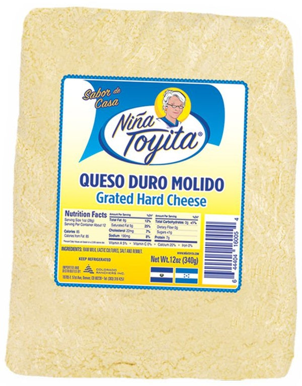 Queso Duro Molido 12oz Nina Toyita