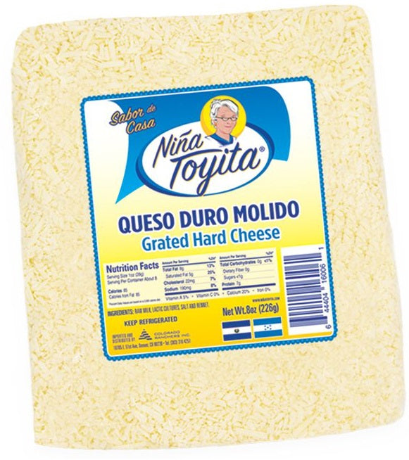 Queso Duro Molido Niña Toyita 8 oz ***