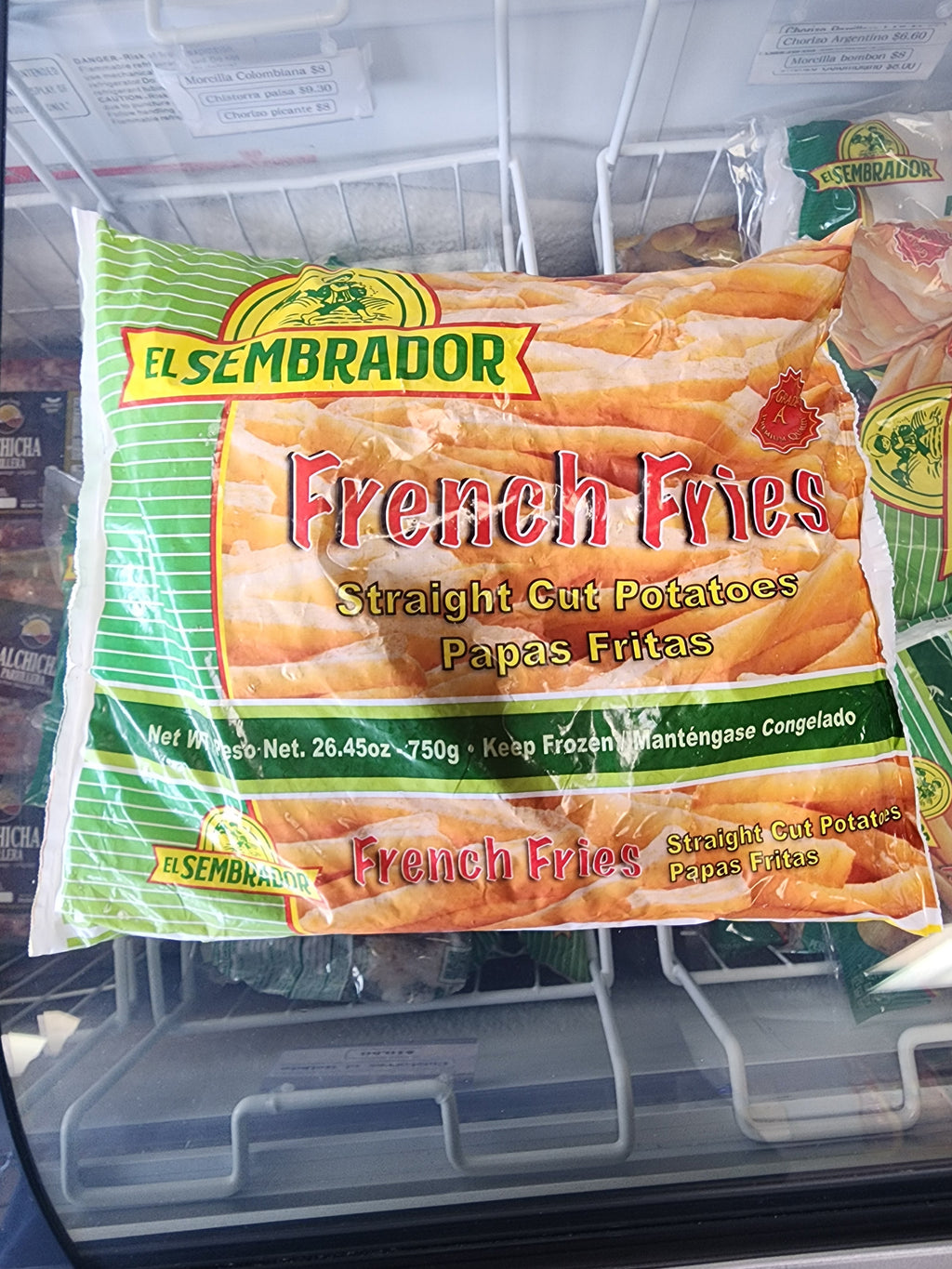 Papas Fritas 750g Sembrador