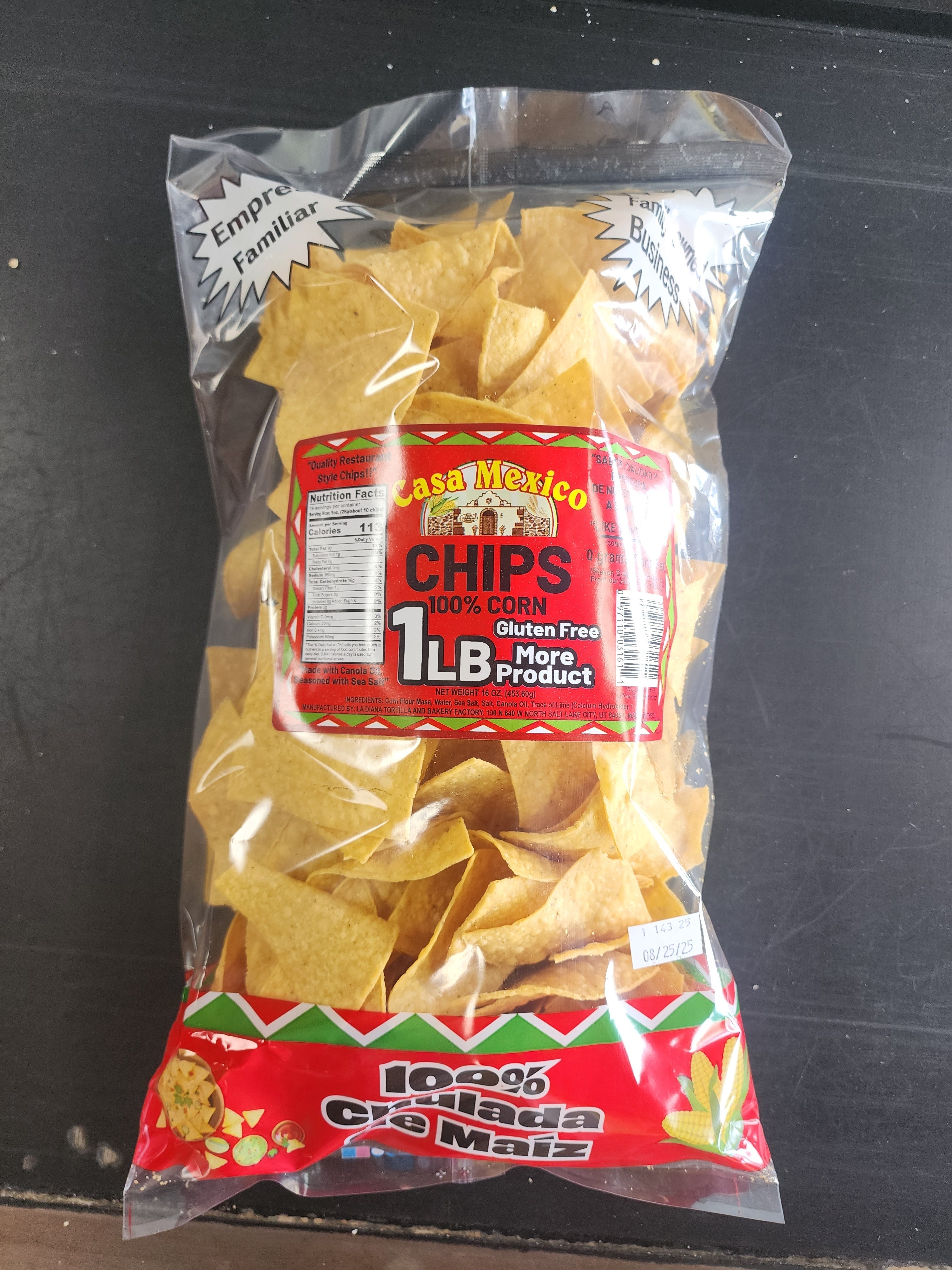 Papas fritas 1 libra La Diana