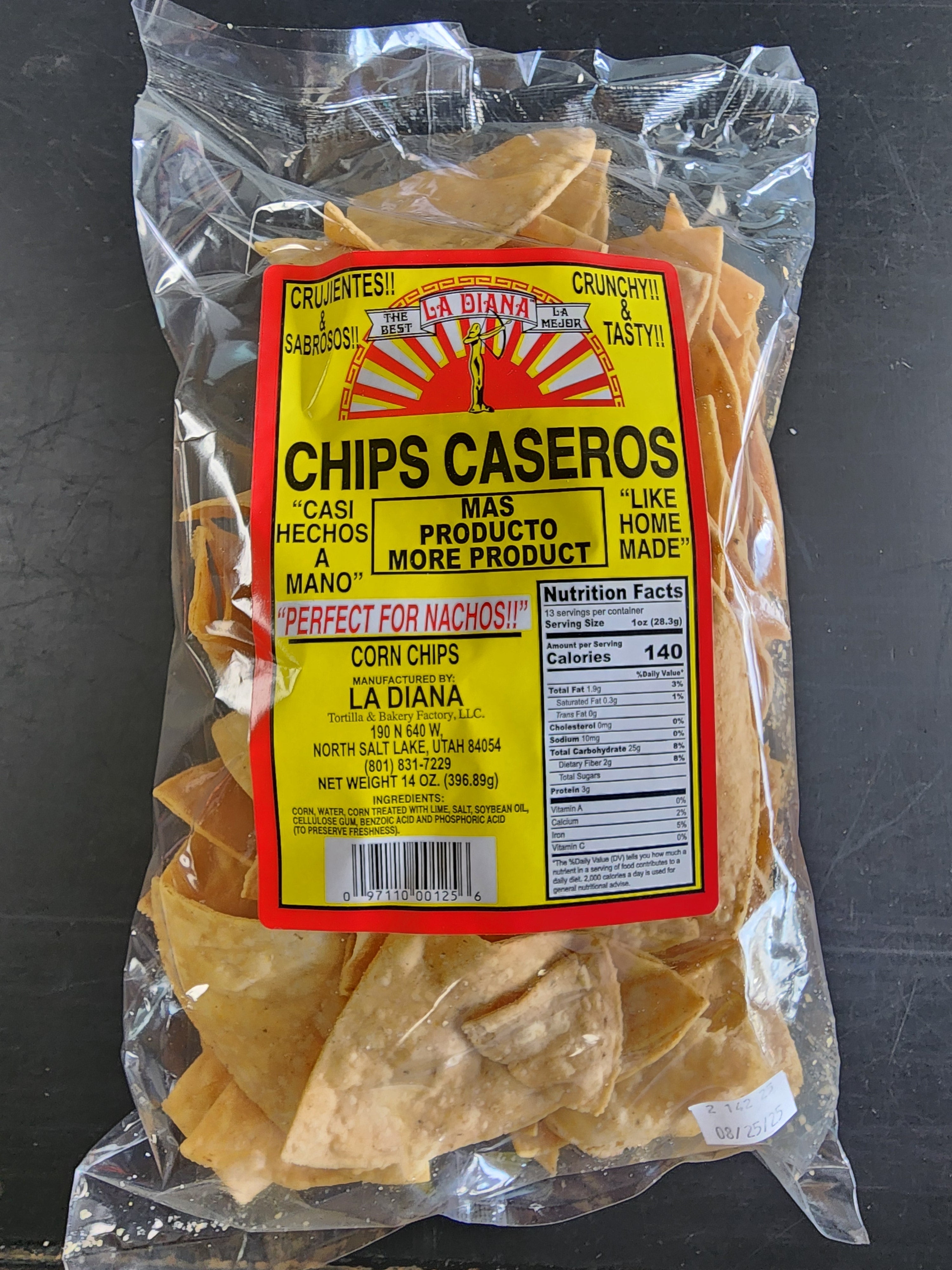 Papas fritas caseras 14oz