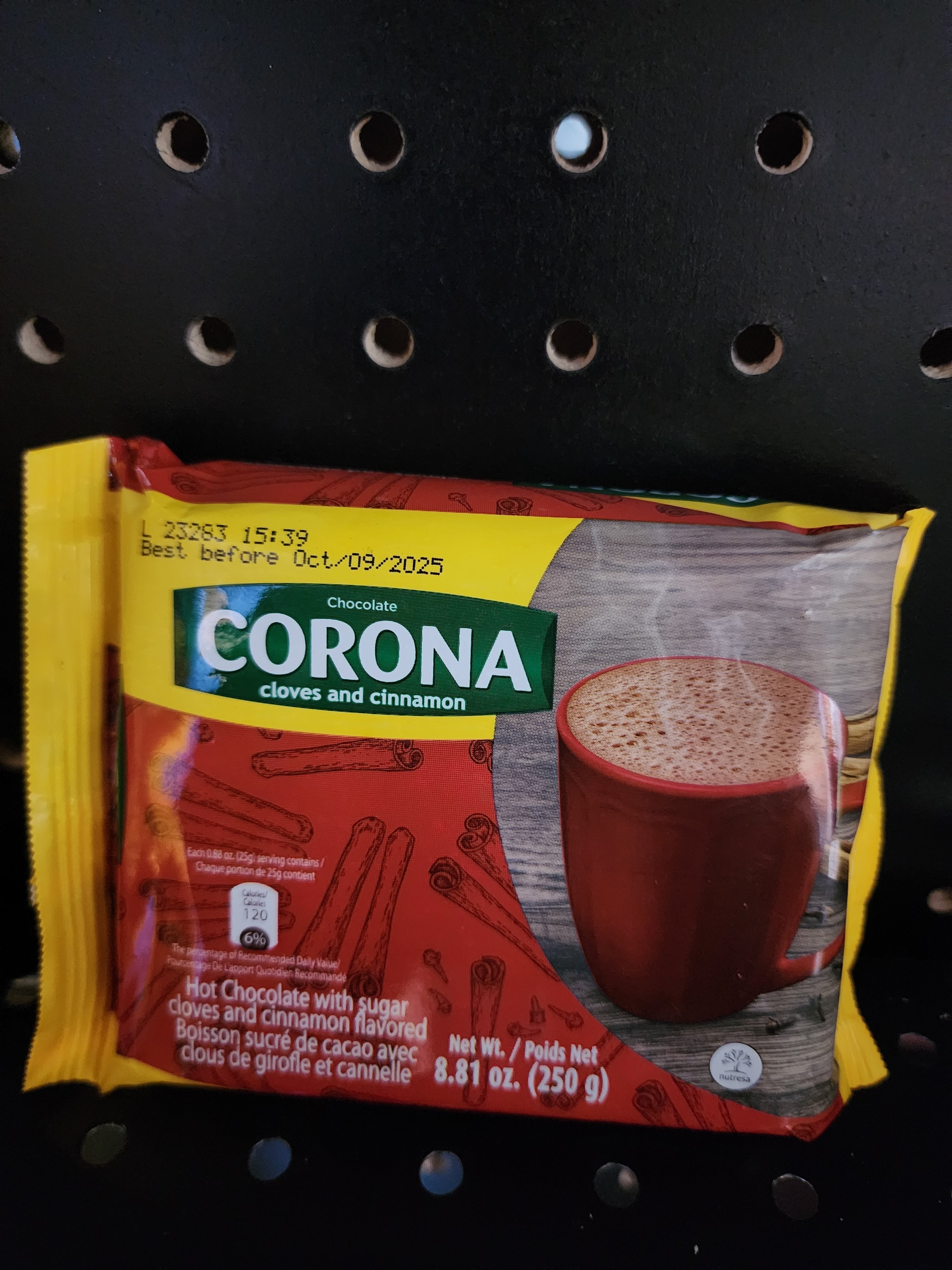 Clavo de chocolate Corona 250 g